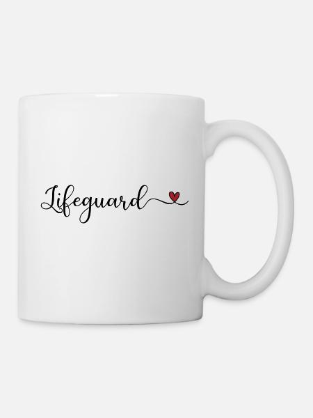 Maître nageur - Mug blanc - blanc