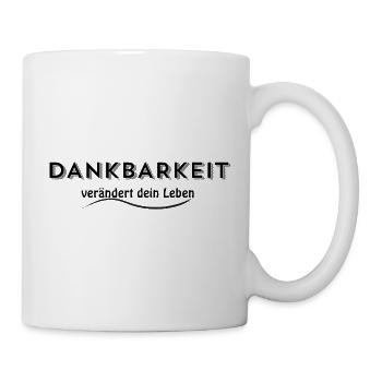 DANKBARKEIT – Reichtum des Herzens - Tasse - Weiß - Rechts