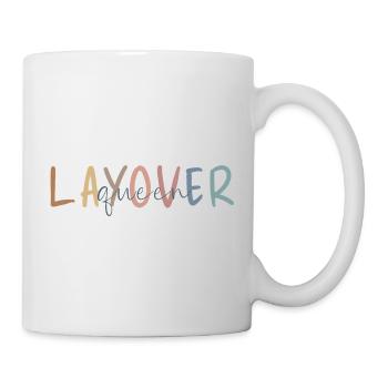 Flight Attendant Geschenk - Flugbegleiter Geschenk - Tasse - Weiß - Rechts