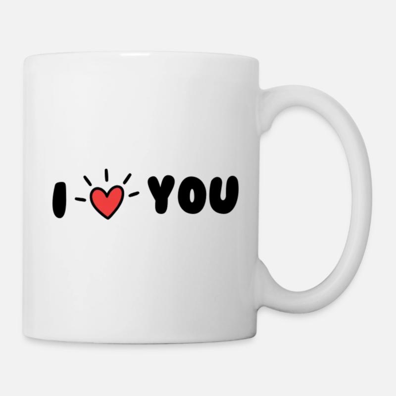 I Love you - Mug - white