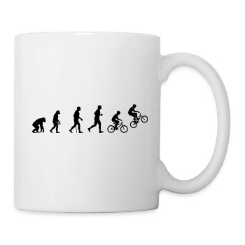 BMX Cyclist Motif for Boys & Men Women - Mug - white - Right