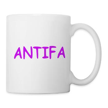 Antifa - lilac - Mug - white - Right