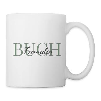Book Friend Green-Grey - Mug - white - Right