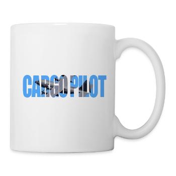 Pilote cargo C-130 - Mug blanc - blanc - Droite