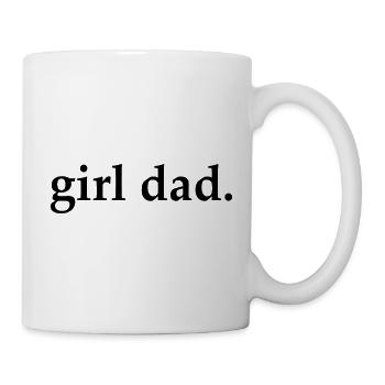 Fête des pères Père Fille Papa - Mug blanc - blanc - Droite