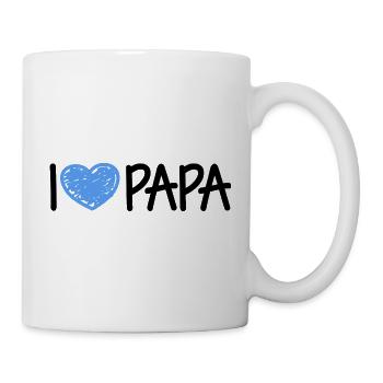 Papa Vatertag Herrentag Geschenk - Tasse - Weiß - Rechts