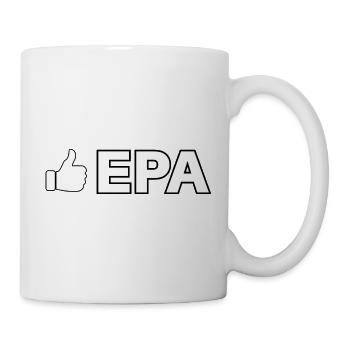 Like icon with EPA text - Mug - white - Right