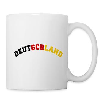 DEUTSCHLAND GERMANY EUROPA DEUTSCHE SPORT FAN - Tasse - Weiß - Rechts