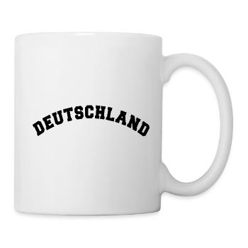 DEUTSCHLAND GERMANY EUROPA DEUTSCHE SPORT FAN - Tasse - Weiß - Rechts