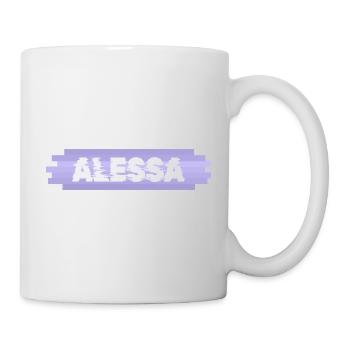 Alessa en tant qu’enfant - Mug blanc - blanc - Droite