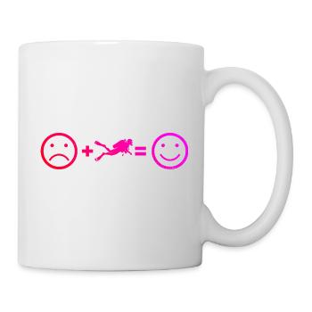 Gift idea for a diver with scuba diving - Mug - white - Right