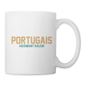 Portugais Ascendant Raleur T-Shirt Cadeau Humour - Mug blanc - blanc - Droite