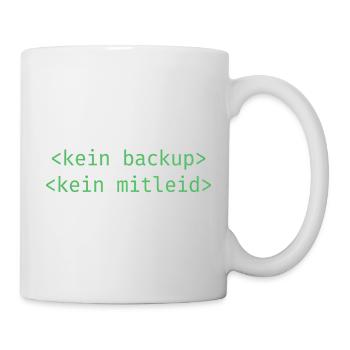 No Ticket No Support Informatiker IT Administrator - Tasse - Weiß - Rechts
