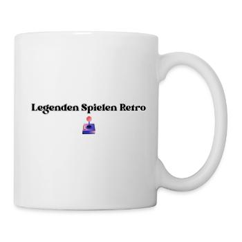 Legenden spielen Retro - Tasse - Weiß - Rechts