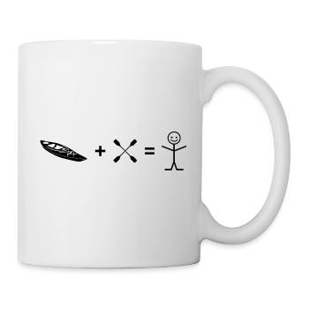 Funny Kayaking Kayaker Kayaking Lover - Tasse - Weiß - Rechts