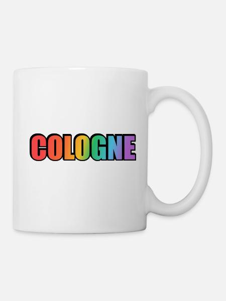 Cologne LGBTQ Rainbow Köln - Tasse - Weiß