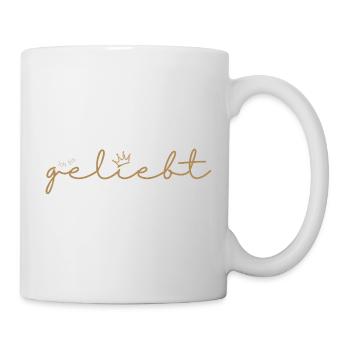 Ich bin geliebt- Tasse und Deko - Tasse - Weiß - Rechts
