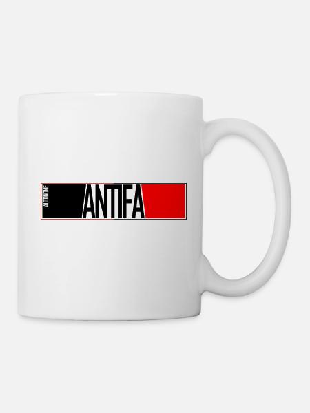 Autonome Antifa - Tasse - Weiß