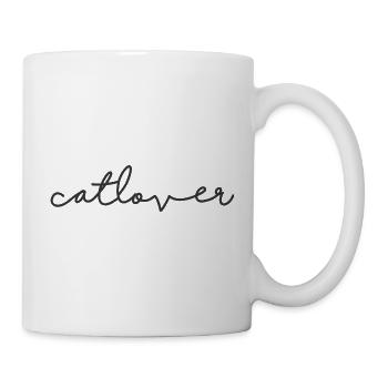 Catlover script - Mug - white - Right
