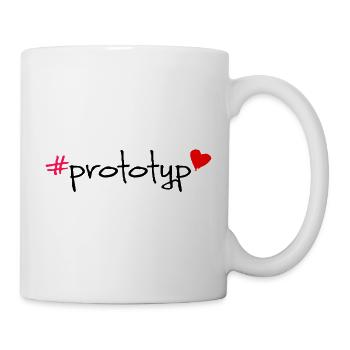 Prototype Hashtag Saying T-Shirt - Mug - white - Right