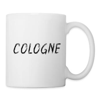 Cologne Germany - Brush Stroke City Black - Mug blanc - blanc - Droite