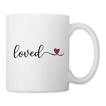 aimé - Mug blanc - blanc - Droite