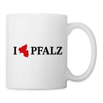 I love Pfalz Rheinland Pfalz - Tasse - Weiß - Rechts