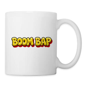 BOOM BAP - Oldschool Hip Hop Bubble Comic Style - Mug blanc - blanc - Droite