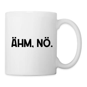 Euh, non, déclaration sur des expressions drôles - Mug blanc - blanc - Droite