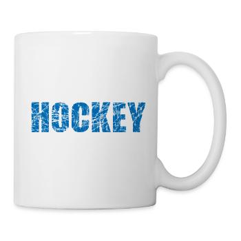 Hockey Eishockey - Tasse - Weiß - Rechts