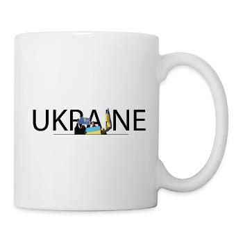 Ukraine Unity Protest College - Tasse - Weiß - Rechts