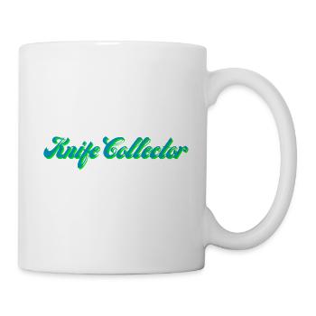 Knife Collector Gradient Script - Mug - white - Right