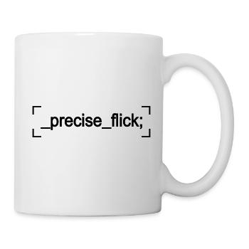 precise flick - Tasse - Weiß - Rechts