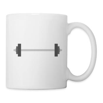 Gym-Gewichte - Tasse - Weiß - Rechts