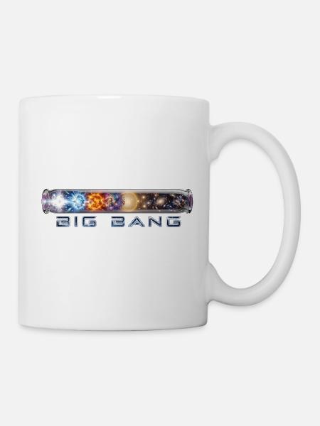 BIG BANG - URKNALL -  Das Universum im Reagenzglas - Tasse - Weiß