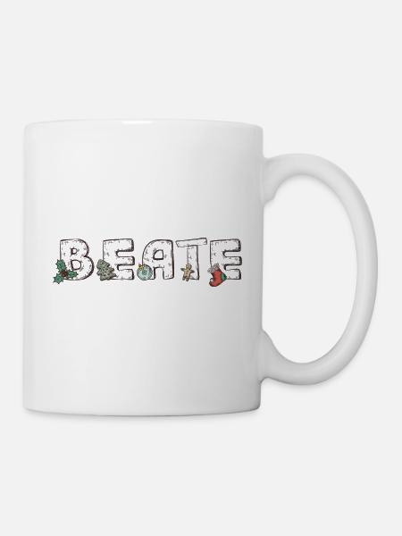 Beate Weihnachtszauber - Tasse - Weiß