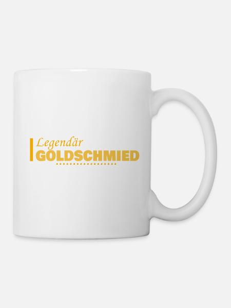 Geschenk für Goldschmied - Tasse - Weiß