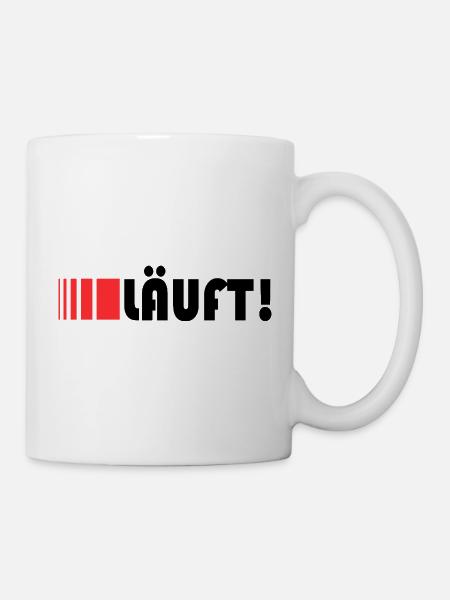 Läuft Gut Rund alles Perfekt Alles Super Ideal - Tasse - Weiß