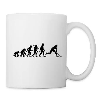 Feldhockey Evolution Für Hockey Spieler Sport - Tasse - Weiß - Rechts