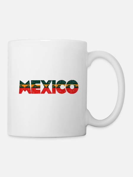 Mexico Retro Shirt - Tasse - Weiß