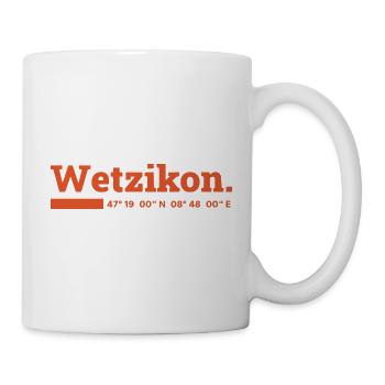 Wetzikon Koordinaten - Tasse - Weiß - Rechts