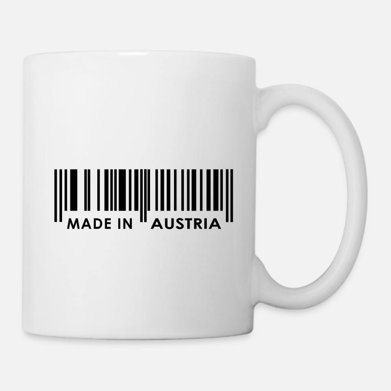 Made in Austria / Österreich - Tasse - Weiß