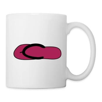 badelatsch schuhe - Tasse - Weiß - Rechts