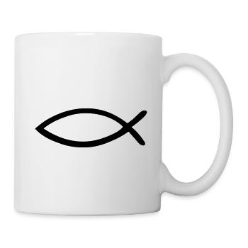 Jesus Fish - Christian Fish - Mug - white - Right