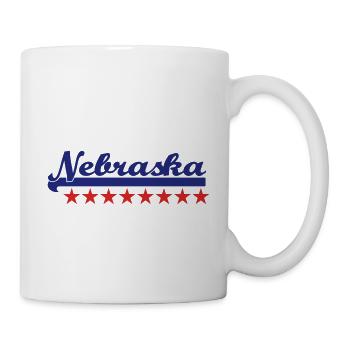 nebraska - Tasse - Weiß - Rechts