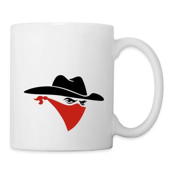 Cowboy - Tasse - Weiß - Rechts