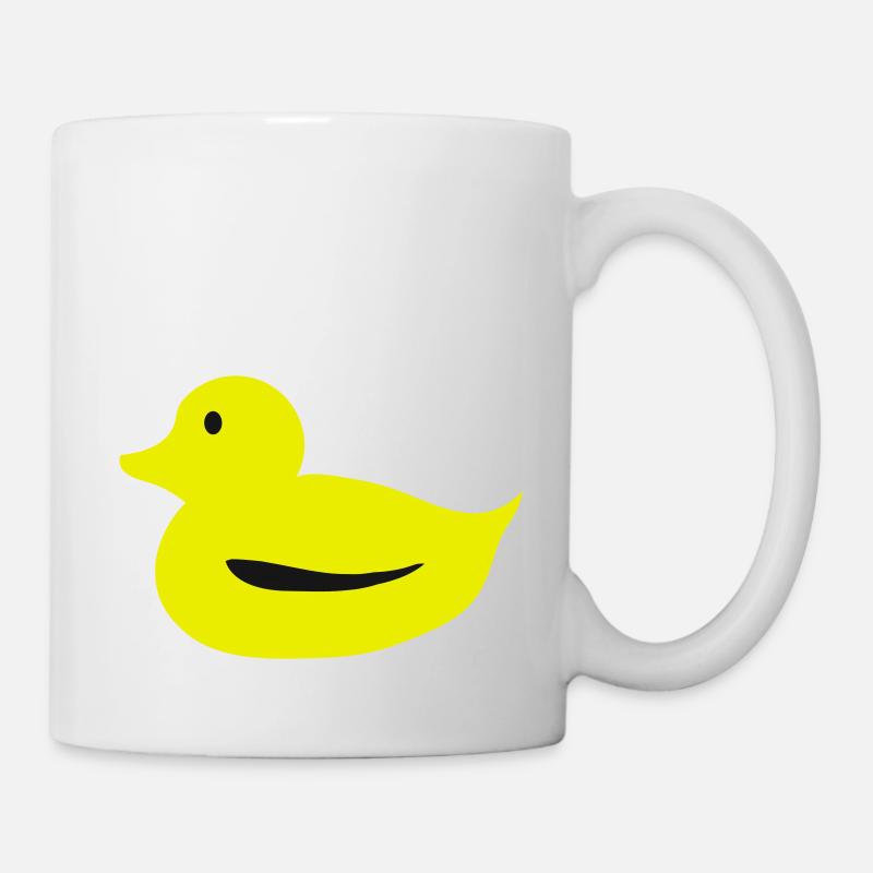 Badeente Ente Quietsche Entchen - Tasse - Weiß