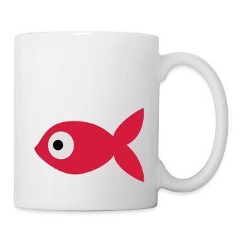 Goldfisch - Tasse - Weiß - Rechts