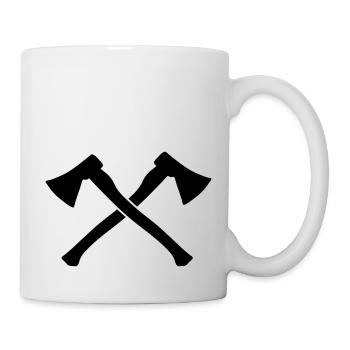 Axt - Tasse - Weiß - Rechts