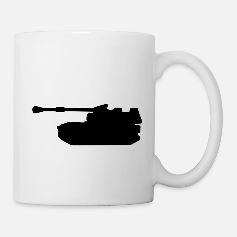 Haubitze - Tasse - Weiß